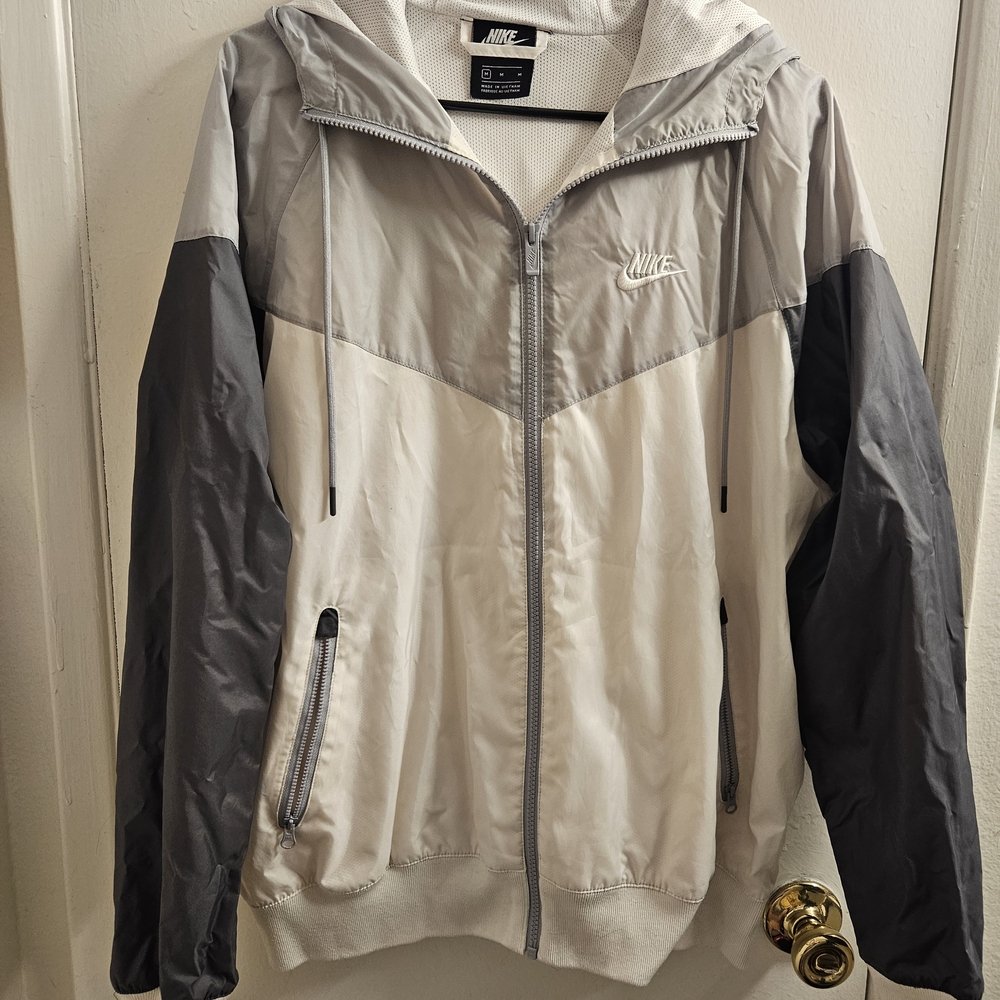 Nike Light Gray Mesh Jacket